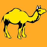 Camel coloring pages for kids