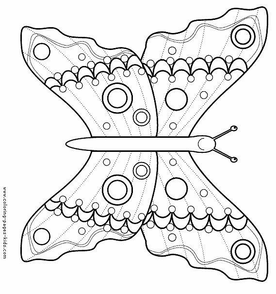 Pretty Butterfly coloring picture to print