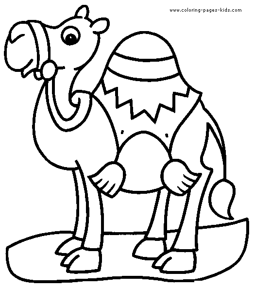 camel pages for coloring - photo #11