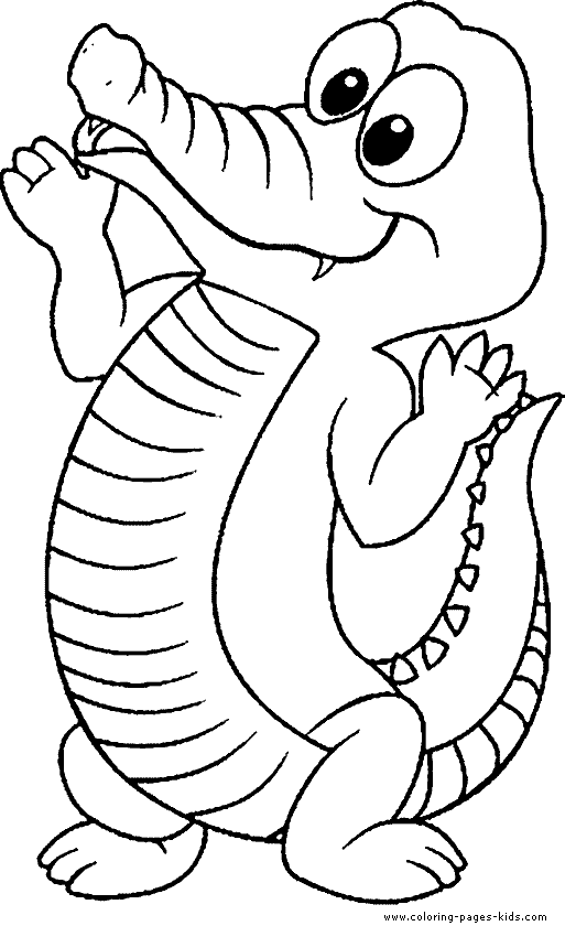 baby alligator coloring pages - photo #42