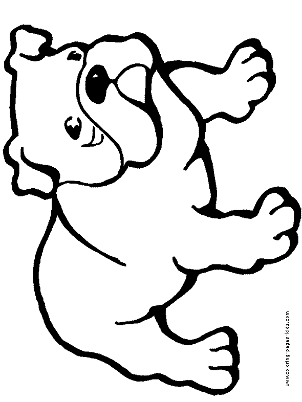 bulldog, dogs, puppy animal coloring pages, color plate, coloring sheet,printable coloring picture