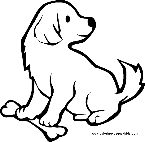 Coloring Pages on With A Bone Color Page  Animal Coloring Pages  Color Plate  Coloring
