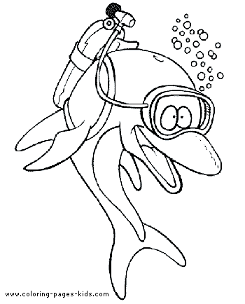 Dolphin Coloring Pages on Dolphin Color Page  Dolphins  Animal Coloring Pages  Color Plate