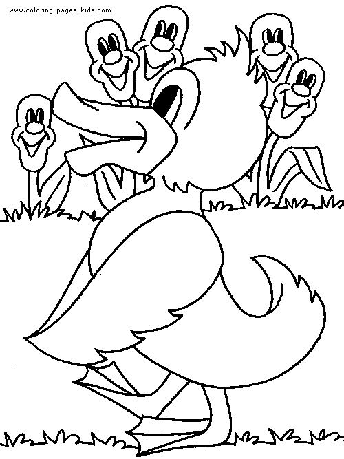 quack pack coloring pages - photo #49