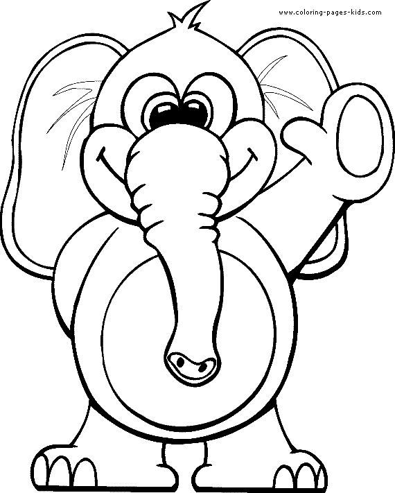 Elephant color page, animal coloring pages, color plate, coloring sheet,printable coloring picture