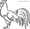 chickens coloring page