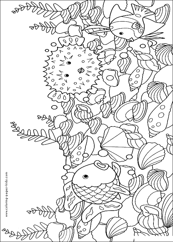 blowfish Fish color page, animal coloring pages, color plate, coloring sheet,printable coloring picture