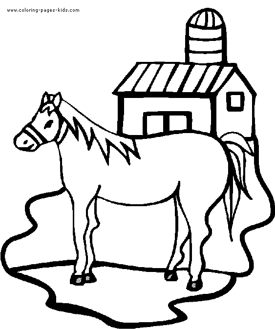 paint horse coloring pages - photo #42