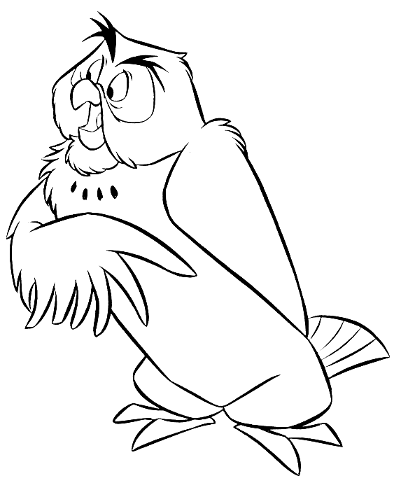 Owl color page, animal coloring pages, color plate, coloring sheet,printable coloring picture