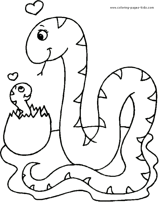 s is for snake coloring pages - photo #26