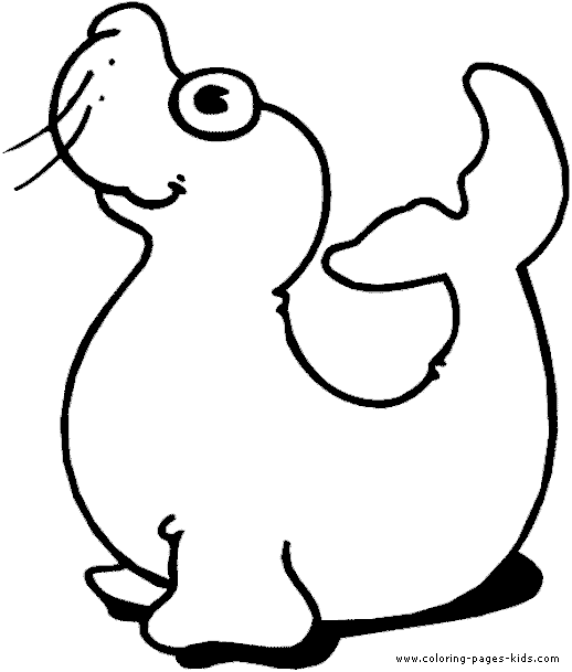 california sea lion coloring pages - photo #34