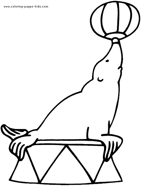 california sea lion coloring pages - photo #16