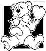 Teddy Bear with a heart