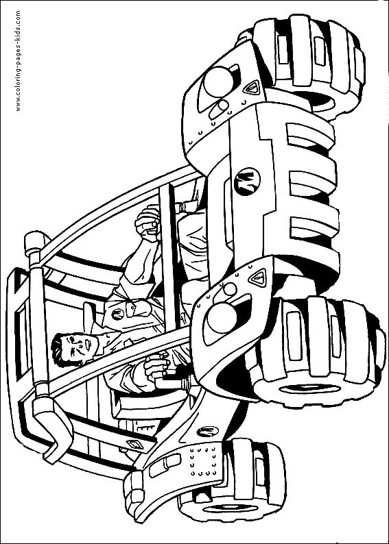 Action Man Coloring pages