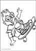 Alvin and the Chipmunks color page, cartoon coloring pages picture print