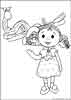 Andy Pandy color page, cartoon coloring pages picture print