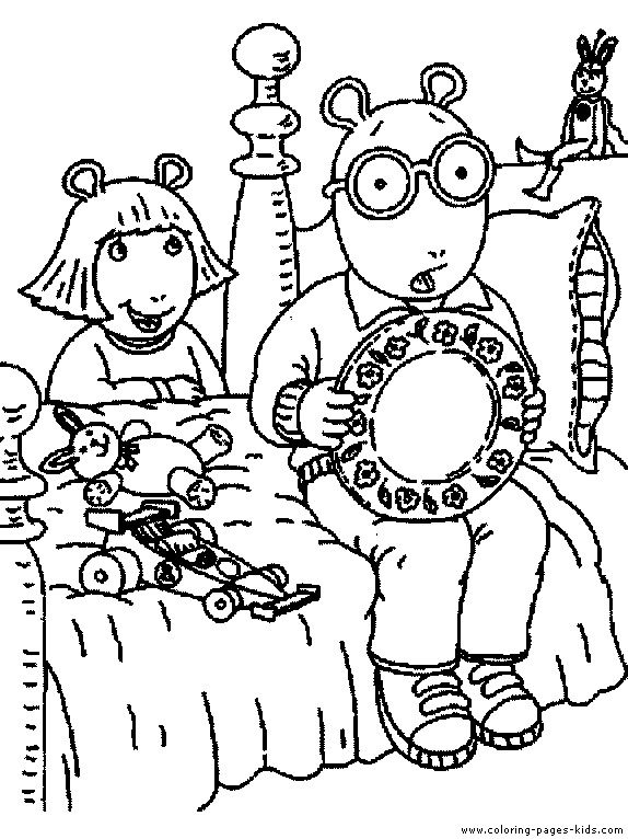 Arthur color page, cartoon characters coloring pages, color plate, coloring sheet,printable coloring picture