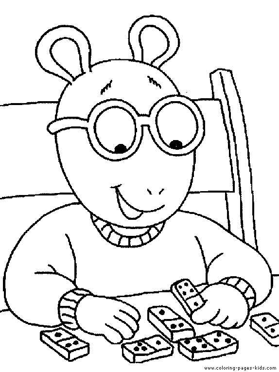 Arthur color page, cartoon characters coloring pages, color plate, coloring sheet,printable coloring picture