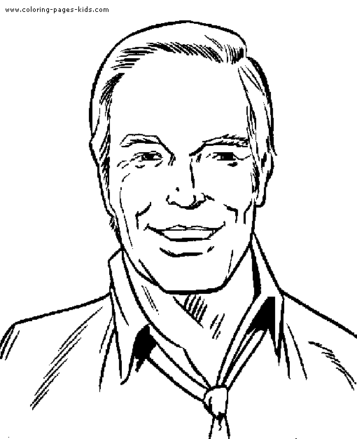 Hannibal from the A-Team color page A-Team color page cartoon characters coloring pages, color plate, coloring sheet,printable coloring picture