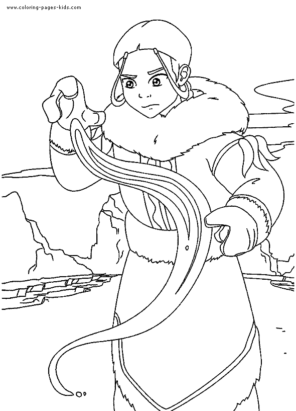 Avatar The Last Airbender color page Coloring pages for kids