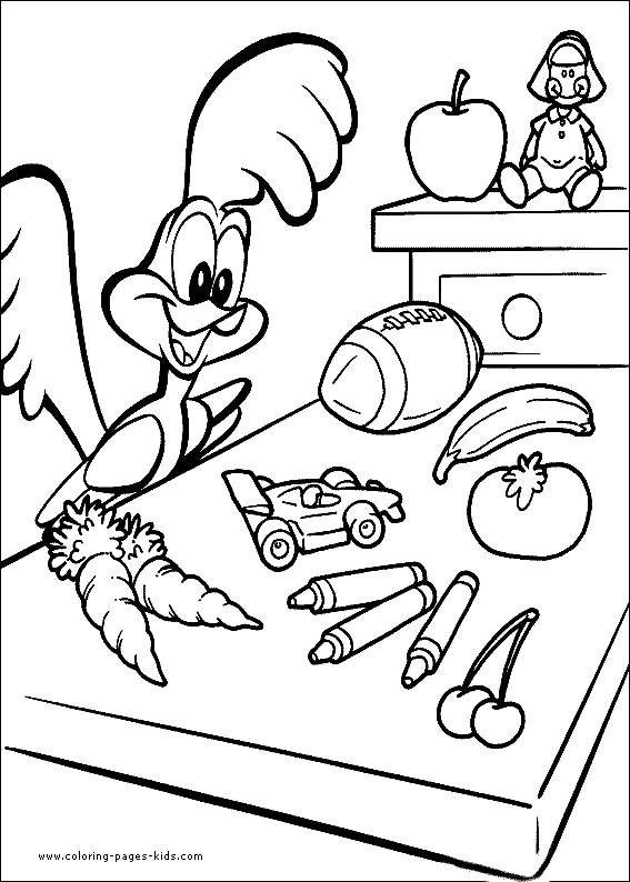 Baby Roadrunner color page Baby Looney Tunes color page cartoon characters coloring pages, color plate, coloring sheet,printable coloring picture