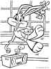 Baby Looney Tunes color page, cartoon coloring pages picture print