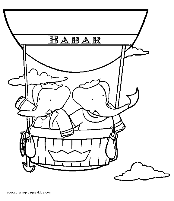 babar coloring pages - photo #36