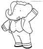 Babar coloring pages