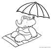 Babar color page, cartoon coloring pages picture print