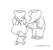 Babar color page, cartoon coloring pages picture print