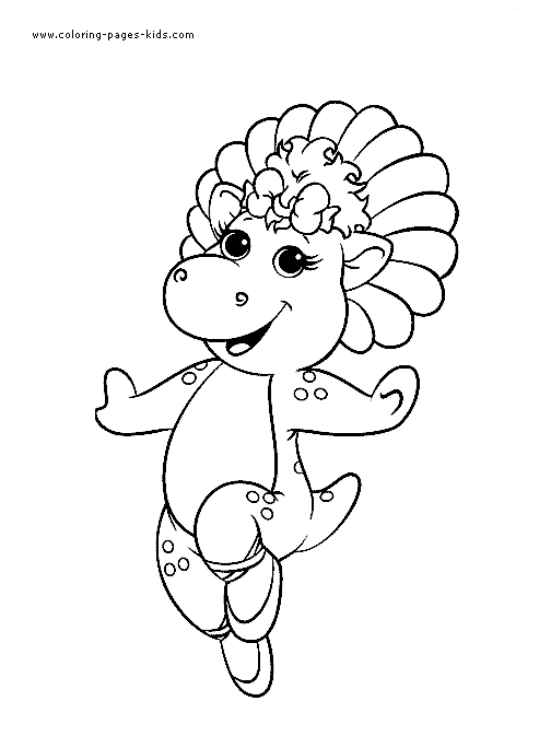 Barney color page cartoon characters coloring pages, color plate, coloring sheet,printable coloring picture