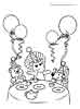 Barney color page, cartoon coloring pages picture print