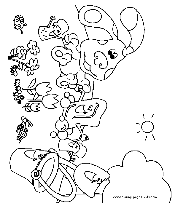 Blue's Clues color page cartoon characters coloring pages