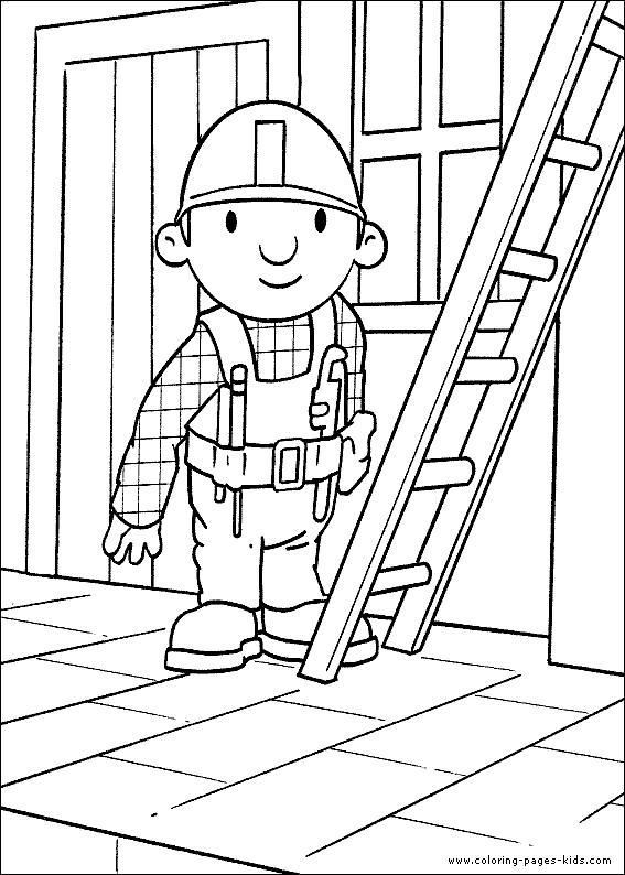 Bob the Builder color page coloring picture