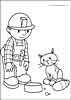 Bob the Builder color page, cartoon coloring pages picture print