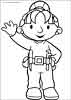 Bob the Builder color page, cartoon coloring pages picture print