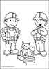 Bob the Builder color page, cartoon coloring pages picture print