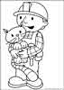 Bob the Builder color page, cartoon coloring pages picture print