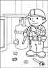 Bob the Builder color page, cartoon coloring pages picture print