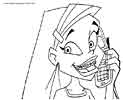 Braceface color page, cartoon coloring pages picture print