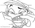 Braceface color page, cartoon coloring pages picture print