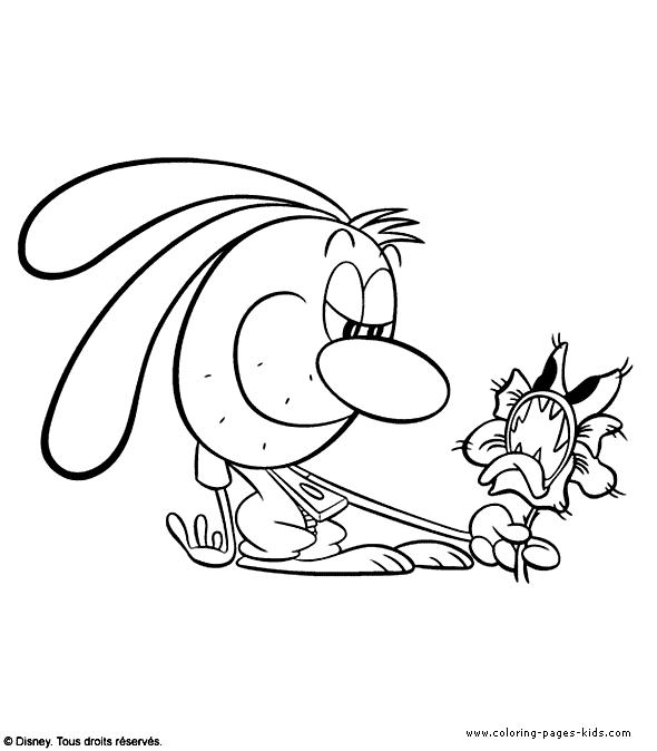 Brandy & Mr. Whiskers color page, cartoon characters coloring pages, color plate, coloring sheet,printable coloring picture