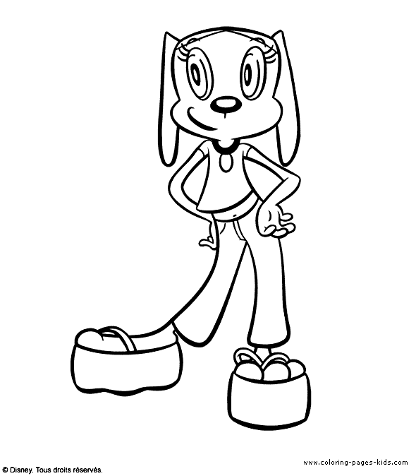 Brandy & Mr. Whiskers color page cartoon characters coloring pages