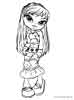 bratz coloring page