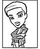 bratz coloring page