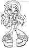 Bratz printable coloring picture