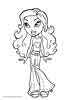 printable Bratz coloring page