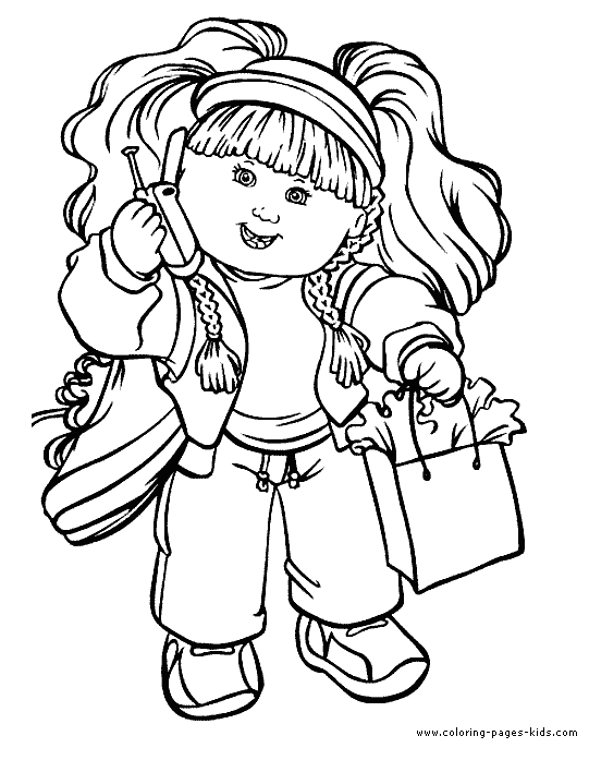 cabbage patch kids logo coloring pages - photo #6