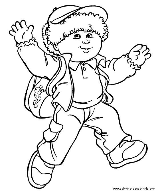 cabbage patch doll coloring pages - photo #44