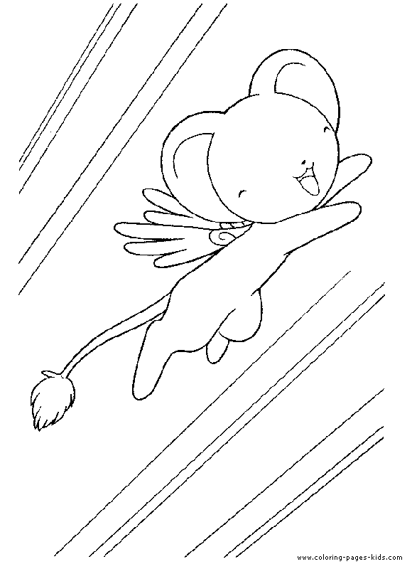 card captor coloring pages - photo #31